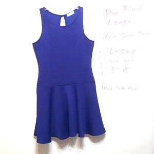 Used Blue Blush Large Poly Blend Mini Dress